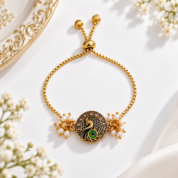 Mayurika Pearl Bracelet