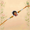 Krishna Kids Thread Rakhi