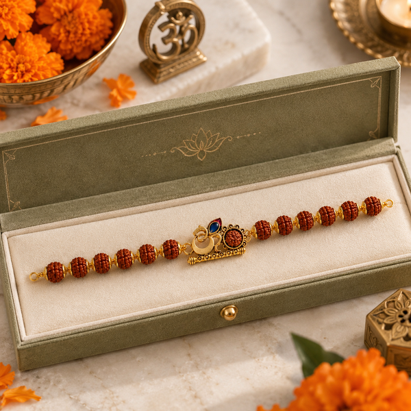 Shree Royal Omkar Rudraksha Bracelet