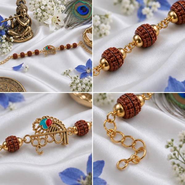 Shree Krishna Rudraksha Bracelet