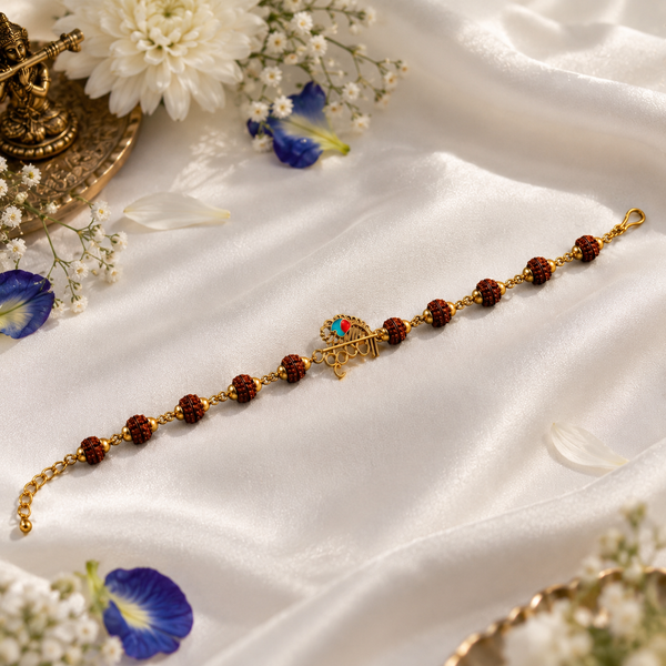 Shree Krishna Rudraksha Bracelet