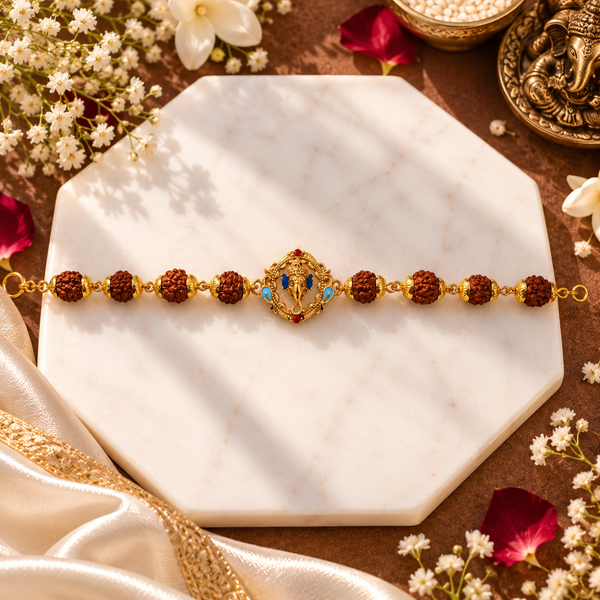 Shree Ganesh Rudraksha Shakti Bracelet
