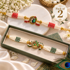 Royal Peacock Pearl Bracelet Combo – Pack of 2