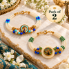 Royal Peacock Pearl Bracelet Combo – Pack of 2