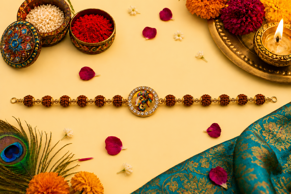 Shree Ganesh Rudraksha Rakhi