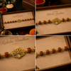 Om Mahadev Mahakal Rudraksha Rakhi Pack of 2