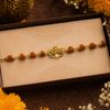 Premium Handmade Rudraksha Rakhi Pack of 3