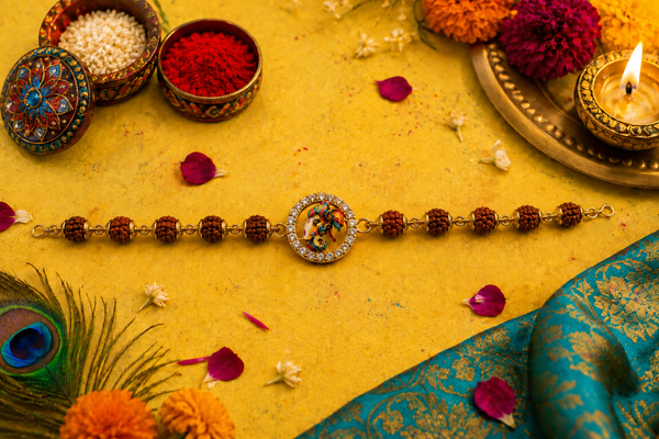 Shree Ganesh Rudraksha Rakhi