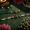 Shahi Mayura Bhaiya Bhabhi Rakhi Set
