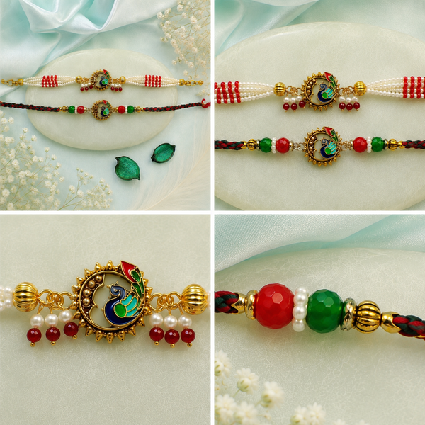 Mayur Milan Bhaiya Bhabhi Rakhi Set