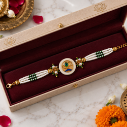 Morpankh Leher Pearl Bracelet