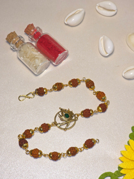 Shyam Morpankh Bandhan Rakhi (with Kumkum & Chawal)