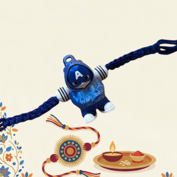 Captain America Convertible Rakhi – Rakhi to Keychain