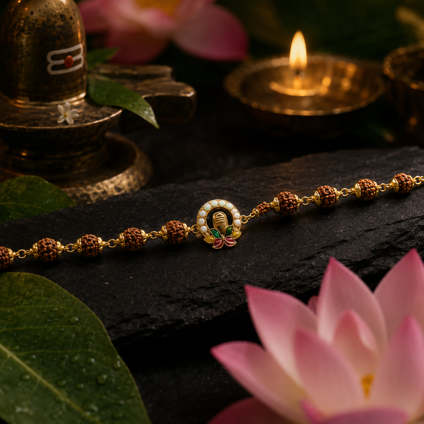 Shivling Rudraksha Rakhi