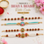 Rudra Kamal & Mayur Krishna Bhaiya Bhabhi Rakhi Pack of 2