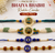 Mor Pankh Aura Bhaiya Bhabhi Rakhi Pack of 2