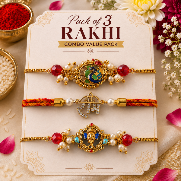 Signature Royale Rakhi Collection – Pack of 3