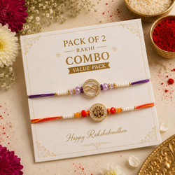 Vriksha Bandhan & Mayur Neelkanth Rakhi Pack of 2