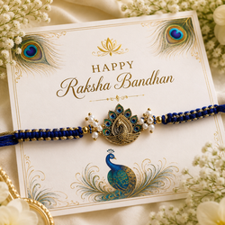 Shree Krishna Mor Rakhi