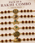 Rudraksha Rakhi Collection PACK of 6
