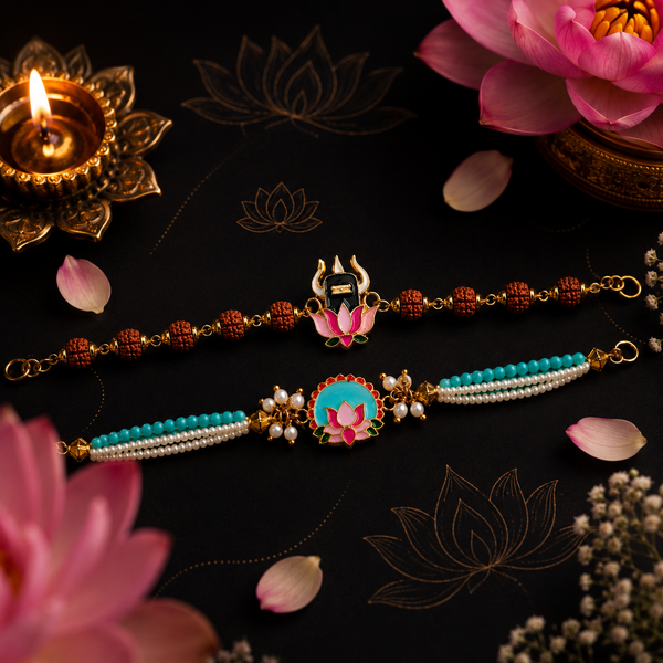 Shakti-Kamal Bhaiya Bhabhi Rakhi Set
