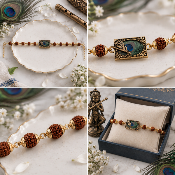 Shree Krishna Morpankh Bracelet