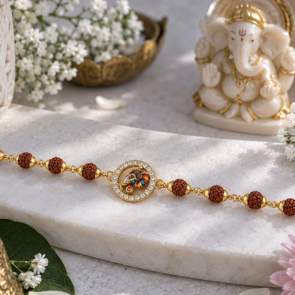 Shree Ganesh Rudraksha Bracelet