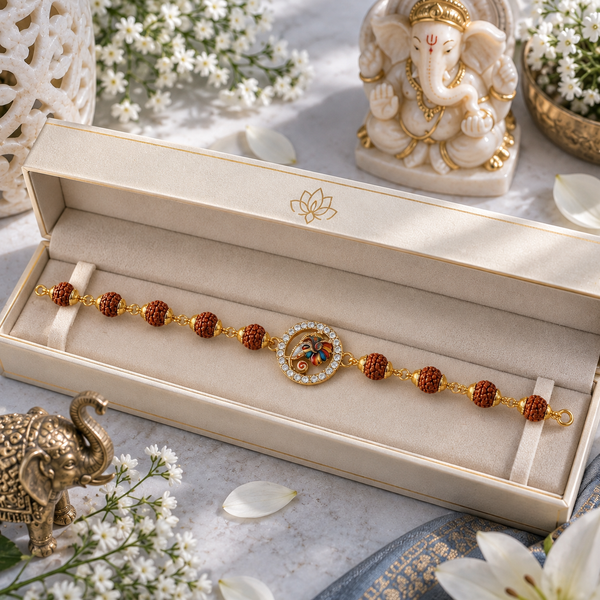 Shree Ganesh Rudraksha Bracelet