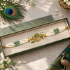 Emerald Peacock Pearl Bracelet