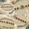 Shree Divya Peacock Feather Rudraksha Bracelet