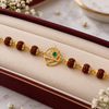 Shree Divya Peacock Feather Rudraksha Bracelet