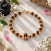 Shree Shivling Rudraksha Lotus Bracelet