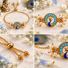 Neel Mayura Turquoise Bracelet