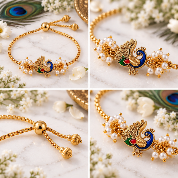 Mayurika Raj Pearl Bracelet