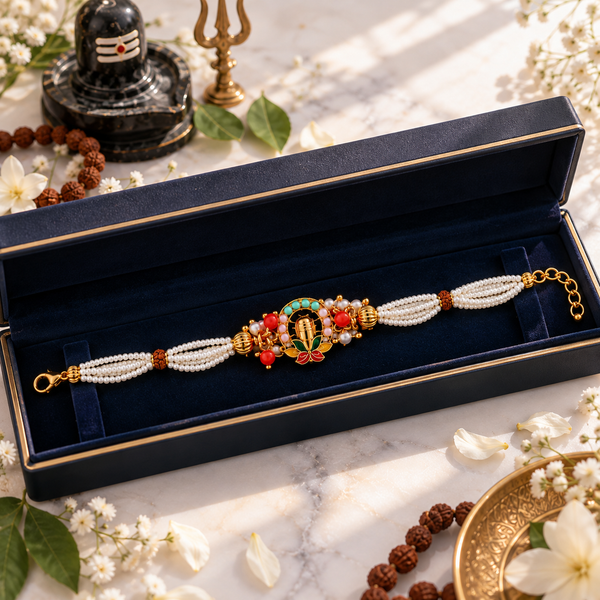 Shivling Serenity Pearl Bracelet