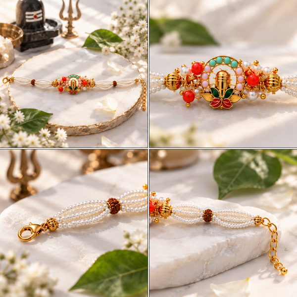 Shivling Serenity Pearl Bracelet