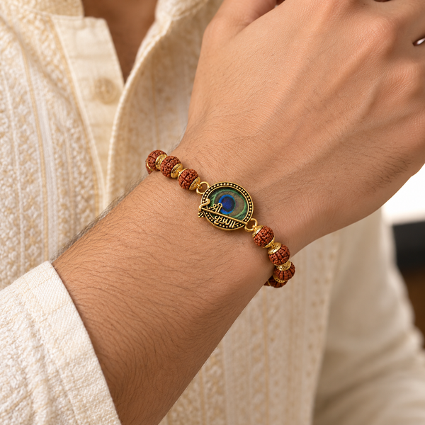 Shree Krishna Rudraksha Bracelet