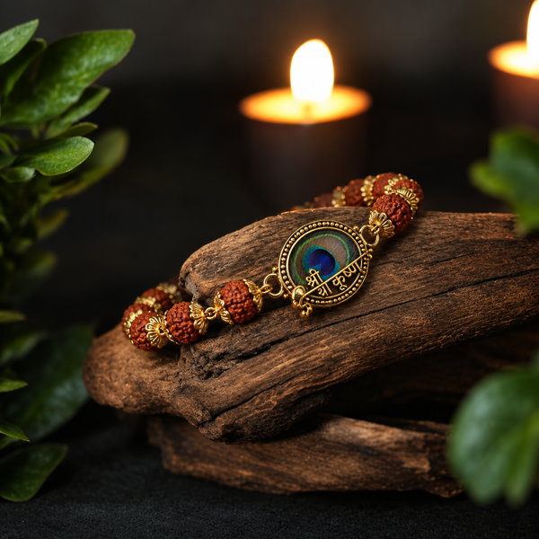 Shree Krishna Rudraksha Bracelet