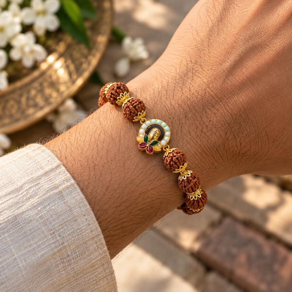 Shree Shivling Rudraksha Bracelet