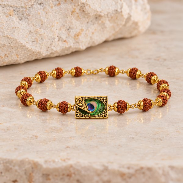 Shree Krishna Morpankh Bracelet