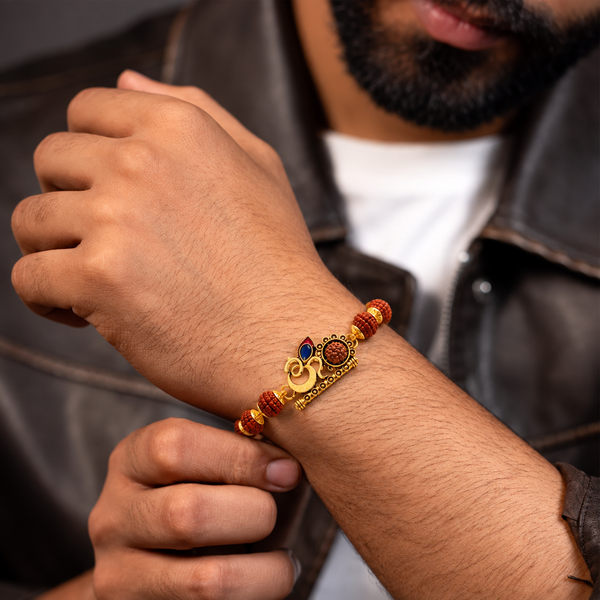 Shree Royal Omkar Rudraksha Bracelet