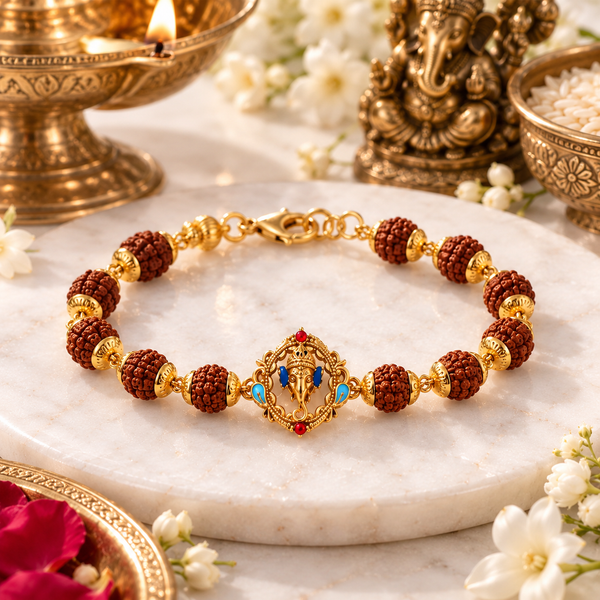 Shree Ganesh Rudraksha Shakti Bracelet