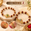 Royal Rudraksha Divine Charm Bracelet Combo – Pack of 2