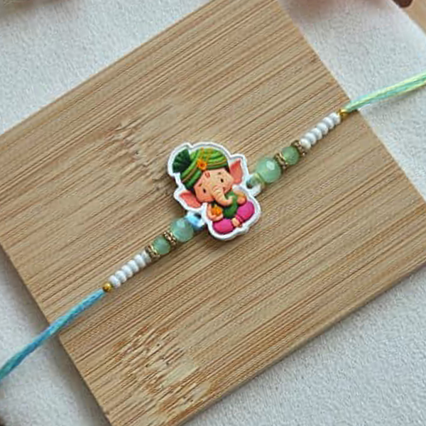 Ganesha Kids Thread Rakhi
