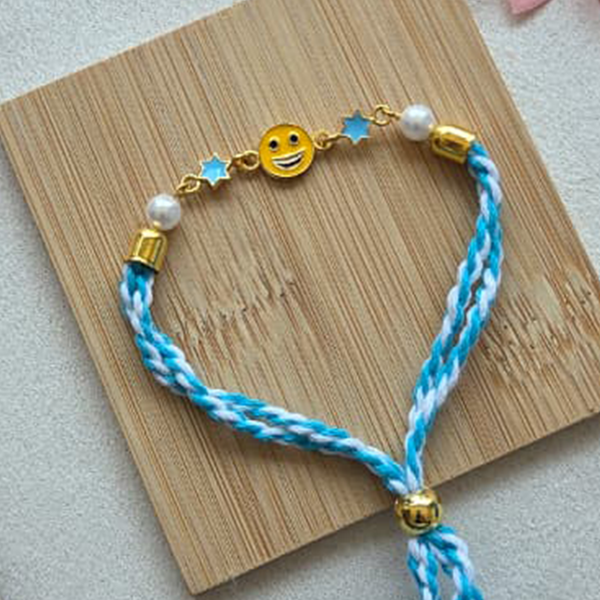 Smiley Kids Thread Rakhi