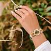 Emerald Peacock Elegance Bracelet Combo – Pack of 2