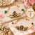 Divine Peacock & Ganesha Pearl Bracelet Combo – Pack of 2