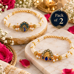 Royal Peacock Elegance Bracelet Combo