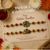 Jai Shri Ram & Rudra Omkar Rudraksha Rakhi Pack of 2