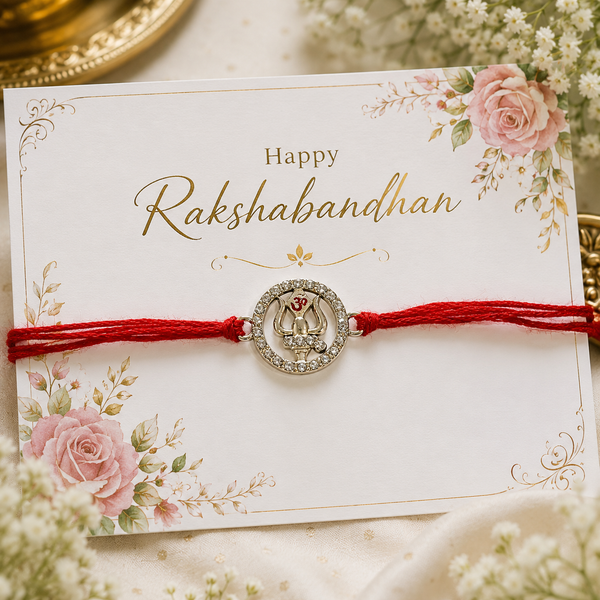 Divya OM Trisul Rakhi